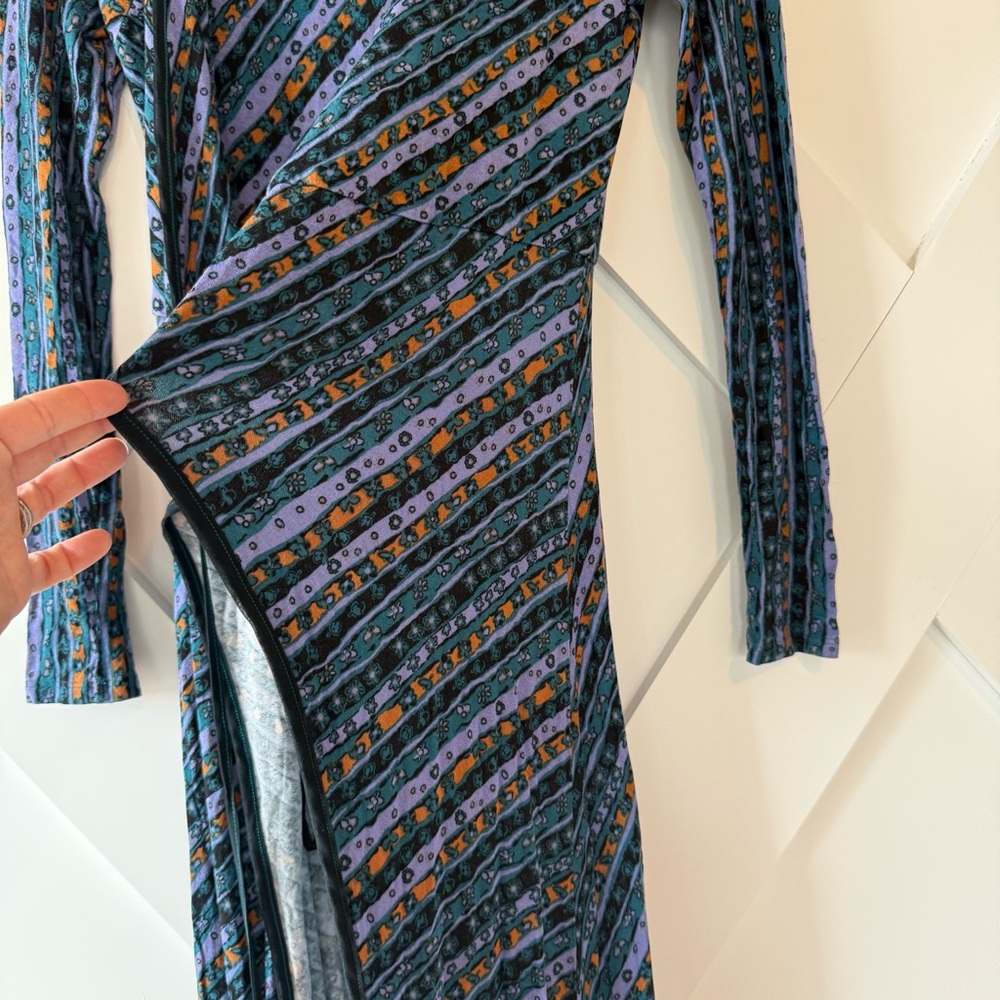Free People Phoebe Maxi Wrap Dress Size XS - Picture 9 of 11